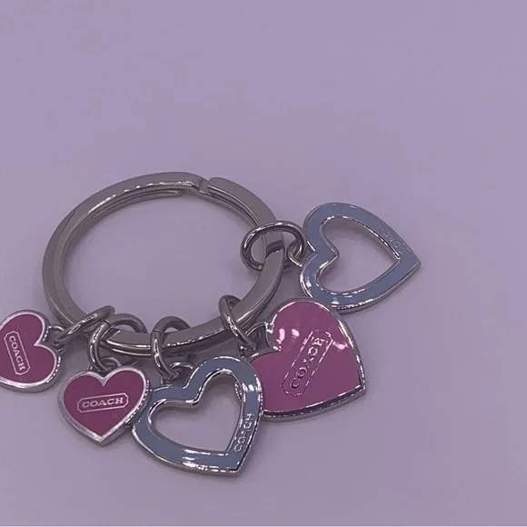 Coach Colored Hearts Keychains - Picture 3 of 4